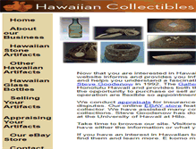 Tablet Screenshot of hawaiiancollectibles.com